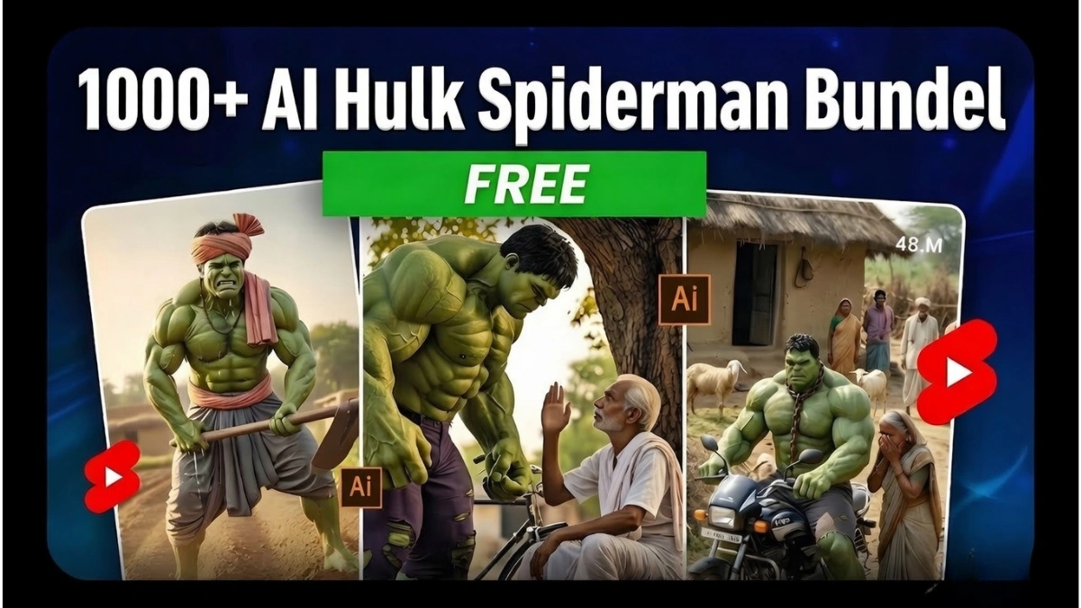 1000+ AI Hulk Spiderman Bundel