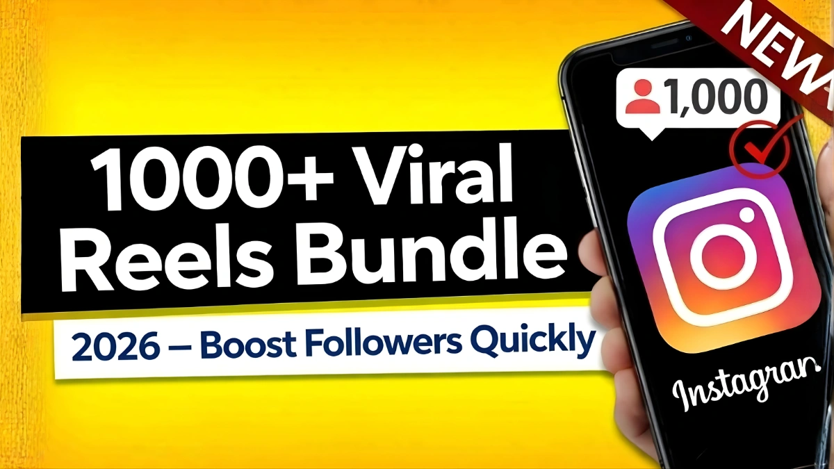 1000+ Viral Reels Bundle 2026