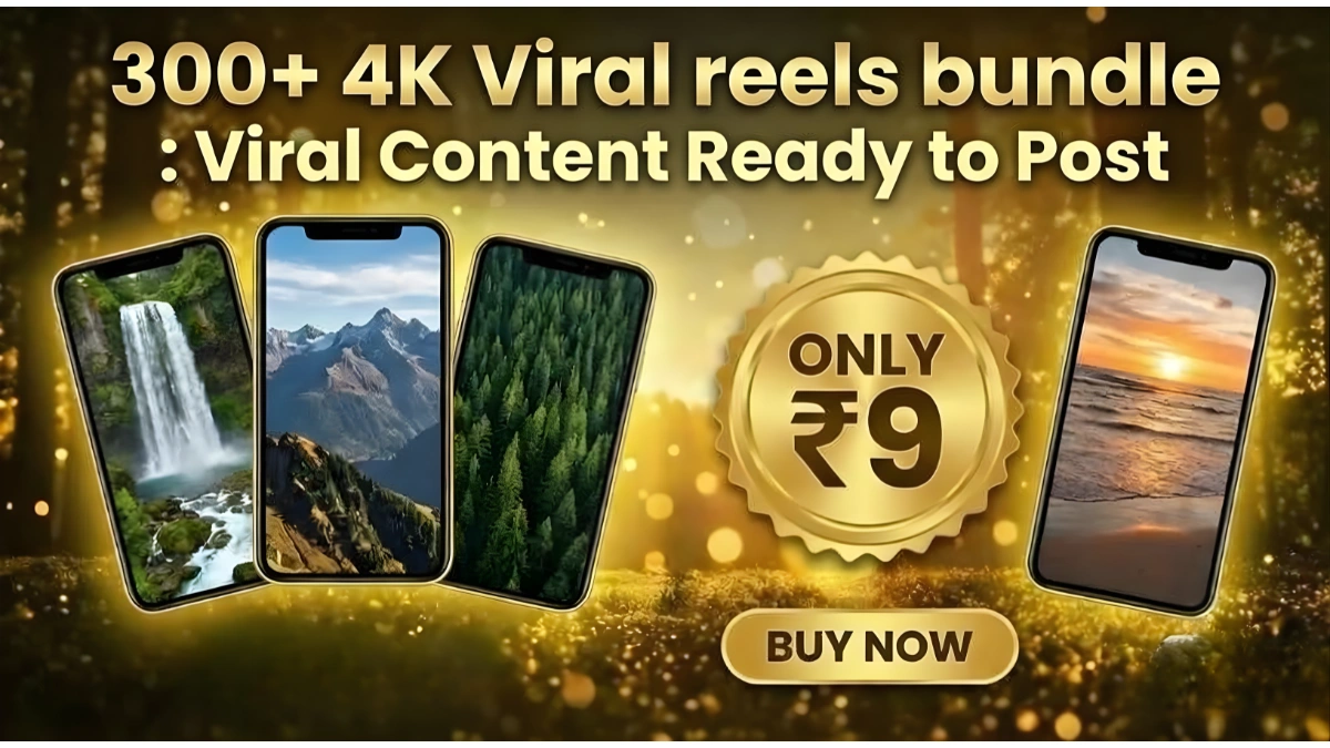 300+ 4K Viral reels bundle