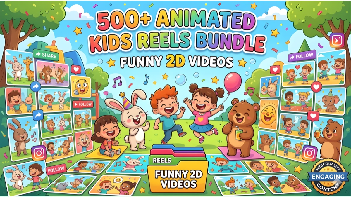 500+ Animated Kids